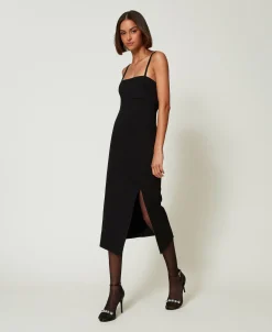 Robe Midi Avec Fente