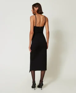Robe Midi Avec Fente