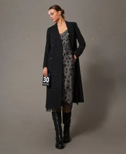 Robe Midi En Tulle Avec Broderie Réalisée à La Main