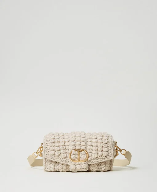 Sac à Bandoulière «Amie» Moyen En Tricot