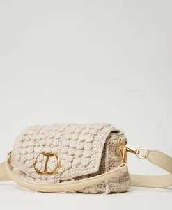 Sac à Bandoulière «Amie» Moyen En Tricot