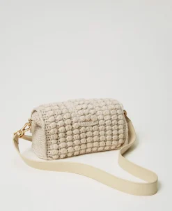 Sac à Bandoulière «Amie» Moyen En Tricot