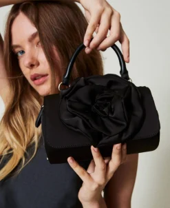 Sac à Bandoulière Avec Grande Fleur