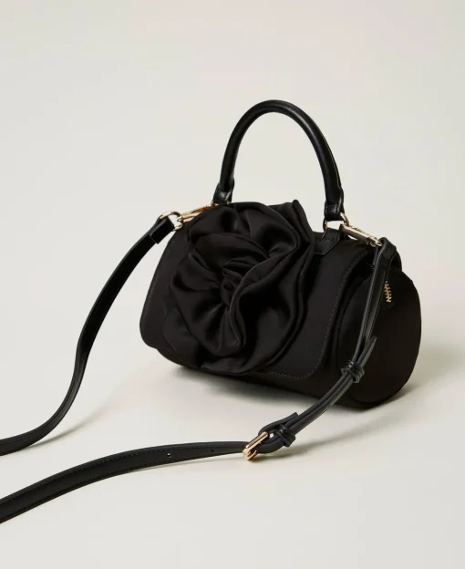 Sac à Bandoulière Avec Grande Fleur