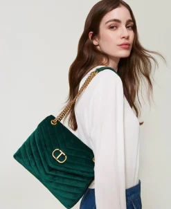 Sac à Bandoulière «Dreamy» Moyen En Velours