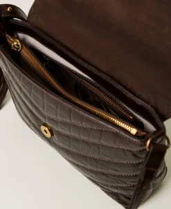 Sac à Bandoulière «Dreamy» Moyen En Cuir Imprimé Croco