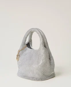 Sac «Rendez-vous» En Strass Avec Charm Oval T