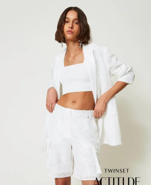 Short Avec Sequins All-over