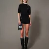 Short «Emily» En Maille De Mohair Mélangé