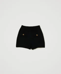 Short «Emily» En Maille De Mohair Mélangé