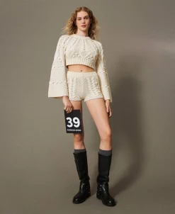 Short En Maille De Laine