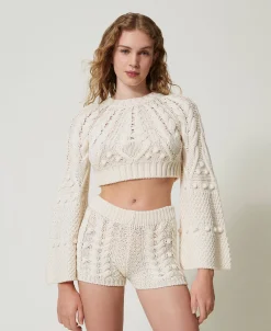 Short En Maille De Laine