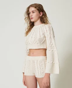 Short En Maille De Laine