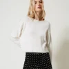 Short En Velours Brodé