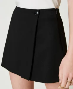 Short Portefeuille En Laine Mélangée