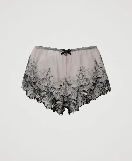 Shorty En Tulle Brodé