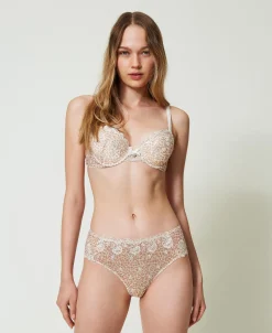 Slip Brésilien En Tulle Animalier
