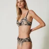 Slip Brésilien En Tulle Brodé