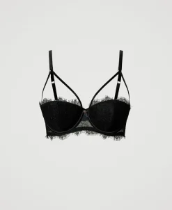 Soutien-gorge Corbeille En Dentelle Et Satin