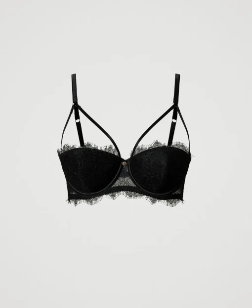 Soutien-gorge Corbeille En Dentelle Et Satin