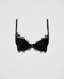 Soutien-gorge Push-up En Dentelle Et Satin