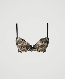 Soutien-gorge Push-up En Tulle Brodé