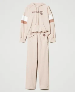 Sweat à Capuche Et Pantalon Palazzo