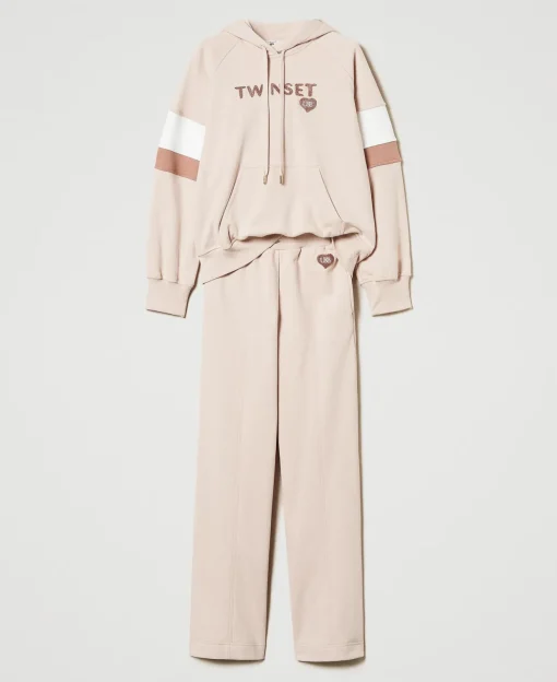 Sweat à Capuche Et Pantalon Palazzo