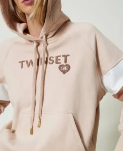 Sweat à Capuche Et Pantalon Palazzo