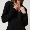 Sweat-shirt Ajusté Avec Agrafes Décoratives