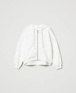 Sweat-shirt Asymétrique Avec Perles