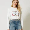 Sweat-shirt Avec Logo Oval T Floral