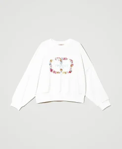 Sweat-shirt Avec Logo Oval T Floral