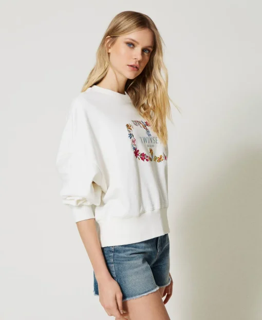 Sweat-shirt Avec Logo Oval T Floral