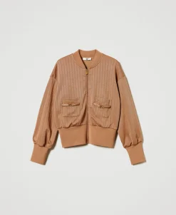 Sweat-shirt En Scuba Jacquard