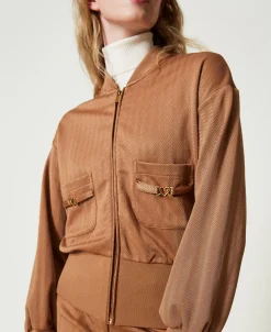 Sweat-shirt En Scuba Jacquard