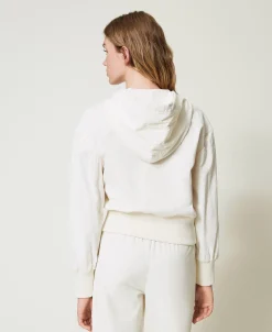 Sweat-shirt En Velours Avec Capuche