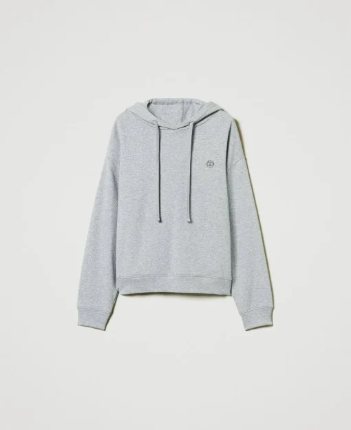 Sweat-shirt Oversize Avec Charm Oval T