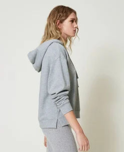 Sweat-shirt Oversize Avec Charm Oval T