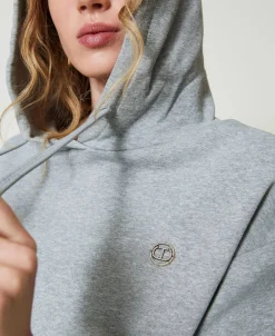 Sweat-shirt Oversize Avec Charm Oval T