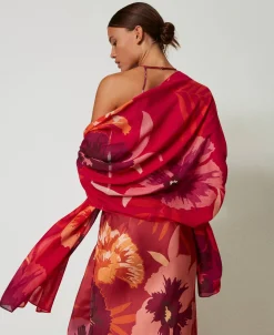 Étole Avec Imprimé Floral