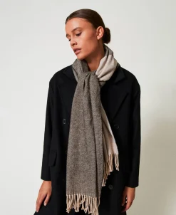 Étole En Drap Avec Franges