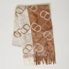 Étole En Drap Jacquard Avec Oval T