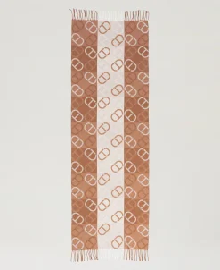 Étole En Drap Jacquard Avec Oval T