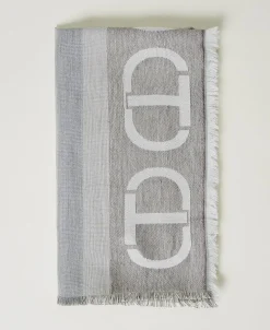 Étole Jacquard Avec Oval T