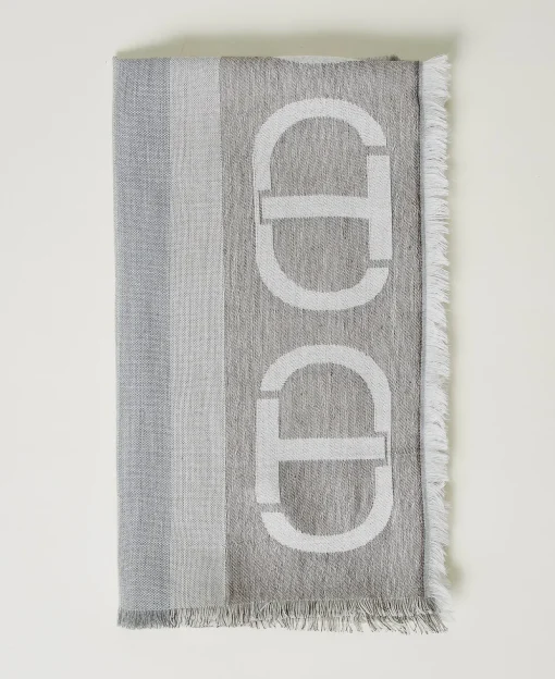Étole Jacquard Avec Oval T