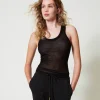 Top Ajusté En Maille De Viscose