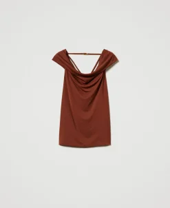 Top Avec Col Drapé