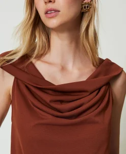 Top Avec Col Drapé