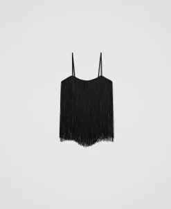 Top Court MYFO Avec Franges